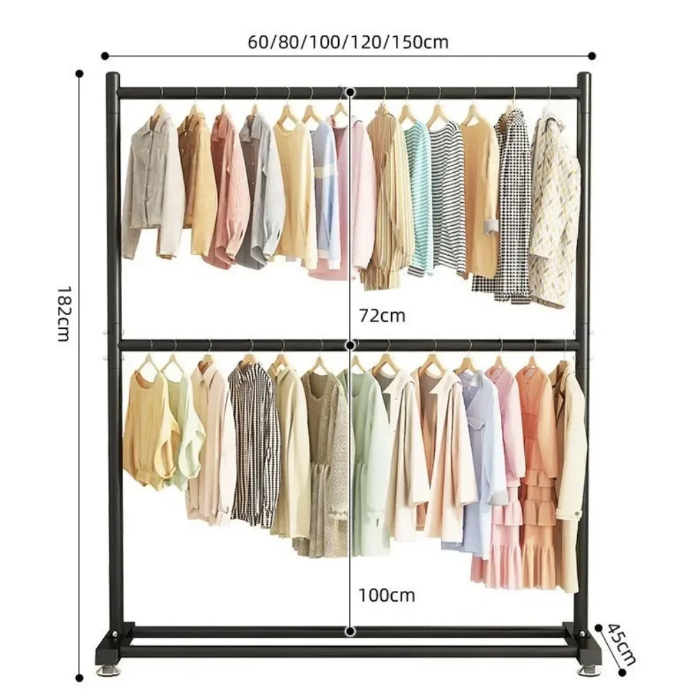 Wall mounted drying rack retractable folding design