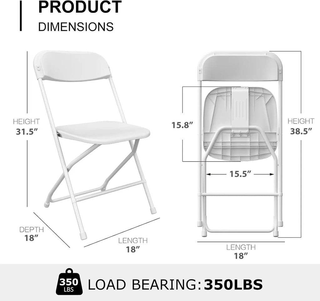 Comfort folding chair for laundry room with padded seat and backrest