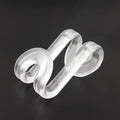 Cascading space-saving hanger connector hooks closet organizer