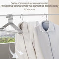 Heavy duty plastic clothes hangers set sturdy wardrobe organizer